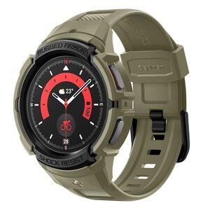 Pasek SPIGEN Rugged Armor Pro do Samsung Galaxy Watch 5 Pro (45mm) Khaki