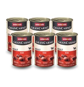 Karma dla psa ANIMONDA GranCarno Wołowina 6 x 400 g