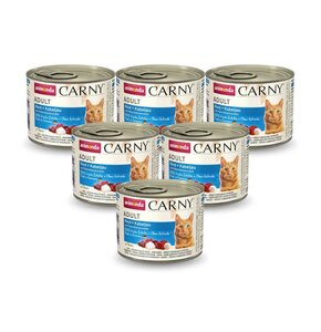 Karma dla kota ANIMONDA Carny Wołowina z dorszem i pietruszką 6 x 200 g