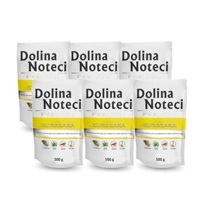 Karma dla psa DOLINA NOTECI Premium bogata w kurczaka 6 x 500 g
