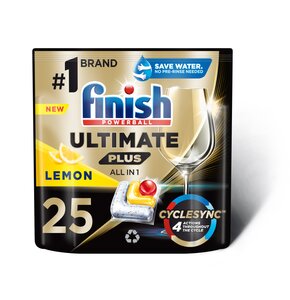 Kapsułki do zmywarek FINISH Powerball Ultimate Plus All In 1 Lemon - 25 szt.