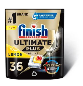 Kapsułki do zmywarek FINISH Powerball Ultimate Plus All In 1 Lemon - 36 szt.