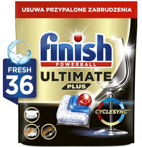 Kapsułki do zmywarek FINISH Powerball Ultimate Plus All In 1 Fresh - 36 szt.