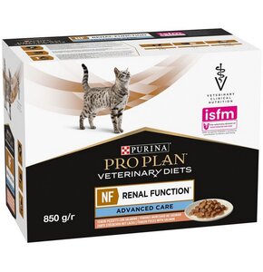 Karma dla kota PURINA Pro Plan Veterinary Diets Feline NF Renal Function Advance Care Łosoś 85 g (10 szt.)
