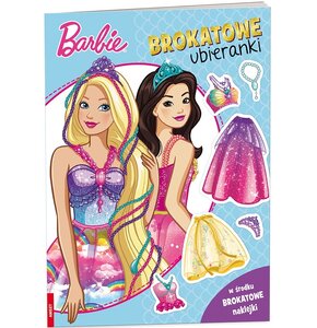 Naklejanka Barbie Dreamtopia Brokatowe ubieranki SDLB-1402