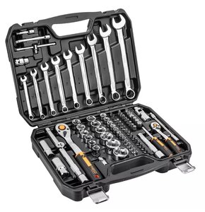 Zestaw kluczy nasadowych NEO TOOLS 10-059 1/2, 1/4 cala (82 elementy)