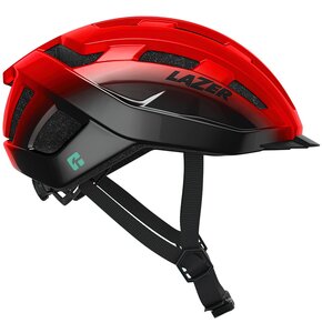 Kask rowerowy LAZER Codax KinetiCore Czerwono-czarny MTB (rozmiar 54-61)