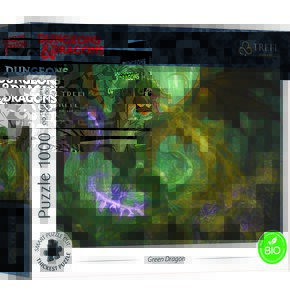 Puzzle TREFL Prime Unlimited Fit Technology Dungeons & Dragons Green Dragon 10758 (1000 elementów)