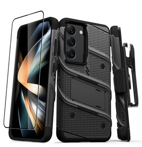 Etui ZIZO Bolt do Samsung Galaxy S23 Czarny + Szkło hartowane 9H