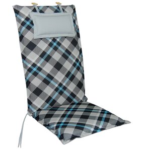 Poduszka na fotel YEGO DESIGN Edynburg Szaro-niebieski