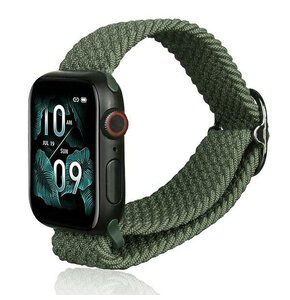Pasek BELINE Textile do Apple Watch 2/3/4/5/6/7/8/SE/SE 2 (38/40/41mm) Zielony