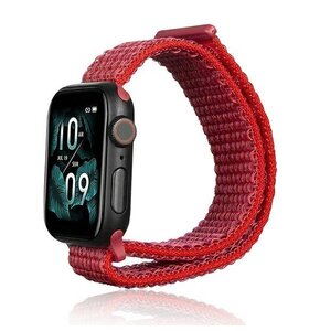 Pasek BELINE Nylon do Apple Watch 2/3/4/5/6/7/8/SE/SE 2/Ultra (42/44/45/49mm) Czerwony