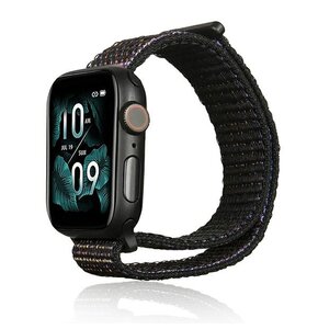 Pasek BELINE Nylon do Apple Watch 2/3/4/5/6/7/8/SE/SE 2 (38/40/41mm) Czarny