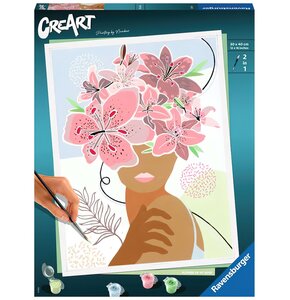 Malowanie po numerach RAVENSBURGER CreArt Premium B Kwiaty na moim umyśle 20275