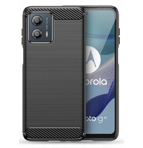 Etui TECH-PROTECT TPUCarbon do Motorola Moto G53 5G Czarny