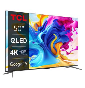 Telewizor TCL 50C645 50" QLED 4K Google TV Dolby Vision Dolby Atmos HDMI 2.1 DVB-T2-HEVC-H.265