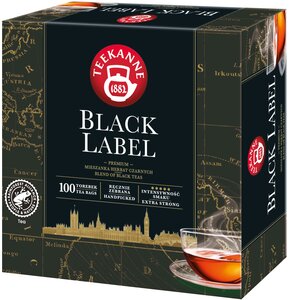 Herbata TEEKANNE Black Label (100 sztuk)