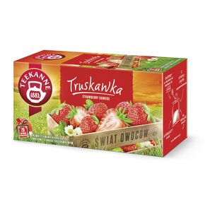 Herbata TEEKANNE Truskawka (20 sztuk)