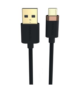 Kabel USB - Micro USB DURACELL USB7013A 1 m Czarny