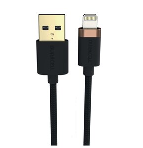 Kabel USB - Lightning DURACELL USB7022A 2 m Czarny