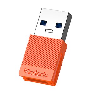 Adapter USB - USB Typ-C MCDODO OT-6550 Pomarańczowy