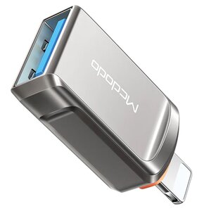 Adapter USB - Lightning MCDODO OT-8600 Srebrny