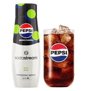 Syrop do saturatorów SODASTREAM Pepsi Zero Cukru Limonka 440 ml