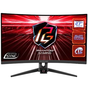 Monitor ASROCK Phantom Gaming PG27F15RS1A 27" 1920x1080px 240Hz 1 ms Curved