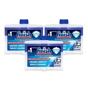 Płyn do czyszczenia zmywarek FINISH Regular 3 x 250 ml
