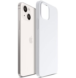 Etui 3MK Hardy Silicone MagCase do Apple iPhone 13 Biały