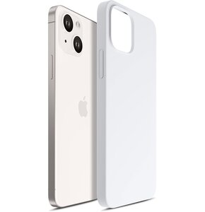 Etui 3MK Hardy Silicone MagCase do Apple iPhone 14 Plus Biały
