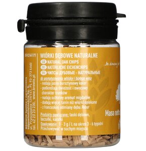 Wiórki dębowe naturalne nieopiekane BROWIN 20g 405010