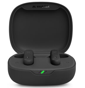 Słuchawki douszne JBL Wave Flex Wodoodporne Czarny