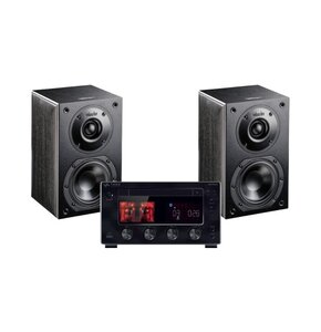 Zestaw stereo TAGA HARMONY HTR-1000CD V.2 (Czarny) + Kolumny głośnikowe INDIANA LINE NOTA 240 (Czarne)