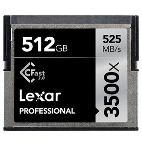 Karta pamięci LEXAR Pro 3500X CFast 512GB