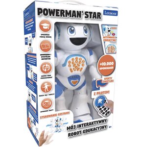 Zabawka interaktywna LEXIBOOK Powerman Star Robot do nauki i zabawy ROB85PL
