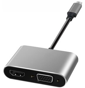 Adapter USB Typ-C - HDMI/VGA ART Kabada OEM-C13