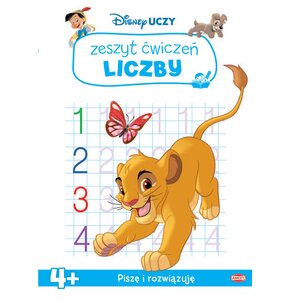 Disney Uczy Zeszyt ćwiczeń Liczby UDZ-9304