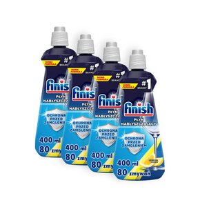 Nabłyszczacz do zmywarek FINISH Shine Protect Cytrynowy 4 x 400 ml