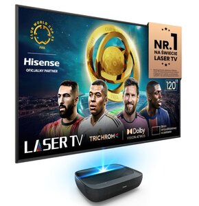 Laser TV HISENSE 120L9HA 120" 4K Dolby Atmos Dolby Vision HDMI 2.1