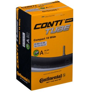 Dętka rowerowa CONTINENTAL Compact 16 Wide CO0181131