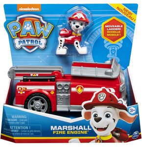 Samochód SPIN MASTER Psi Patrol Marshall Wóz strażacki + figurka 20114322