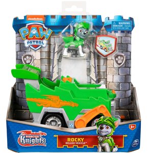Pojazd SPIN MASTER Psi Patrol: Rocky Rescue Knights śmieciarka + figurka 6062181