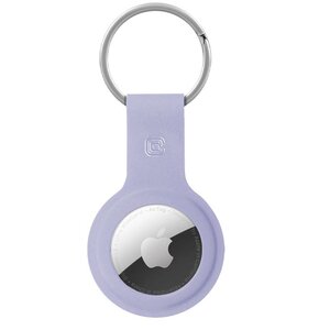Brelok CRONG Silicone Case Key Ring do Apple AirTag Lawendowy