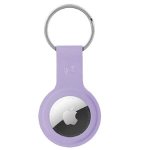 Brelok CRONG Silicone Case Key Ring do Apple AirTag Fioletowy