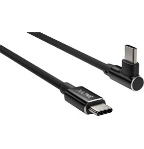 Kabel USB-C - USB-C kątowy XLINE 60W 1m