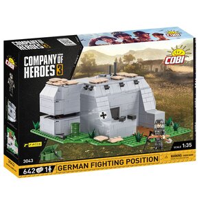 Klocki plastikowe COBI Company of Heroes 3 German Fighting Position COBI-3043