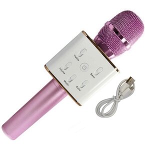 U Mikrofon z głośnikiem mobilnym XREC SB4337 Różowy