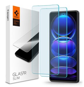 Szkło hartowane SPIGEN Glas.Tr Slim do Xiaomi Redmi Note 12 Pro 5G/12 Pro+ Plus 5G/Poco X5 Pro 5G Przezroczysty