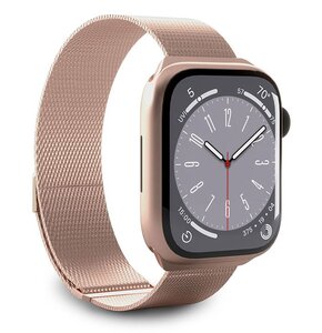 Pasek PURO Milanese Magnetic Band do Apple Watch 38/40/41mm Różowe złoto